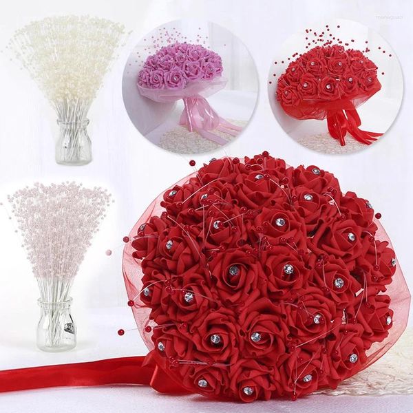 Flores decorativas 10/20pcs