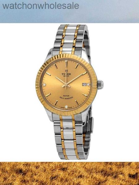 Top-Qualität Tudory Original 1: 1 Designer Armbandwatch M12313-0007 Kaiser Schweizer Uhr Trend Damen Wunderschön und süß mit echtem Markenlogo