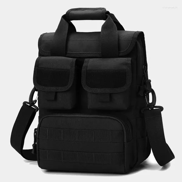 Rucksack Herren -Taktik Camping -Tasche Militär Handtasche Outdoor täglich One Schulterkreuz Body Messenger Wanderschule