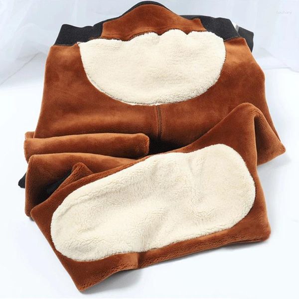 MANUSIONE TERMICA UN MANGE GRIGGIO 700G Cashmere plus size velluto invernali spessi uomini inverno leggins lunghi collant da john.