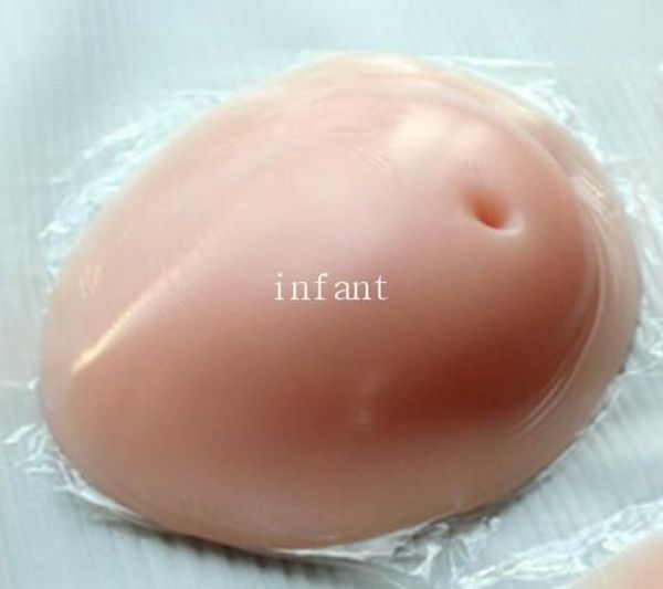 Fake silicone grávida barriga bebê bump boneca gravidez artificial 24 meses 57 meses 810 meses 3 tipos3507123