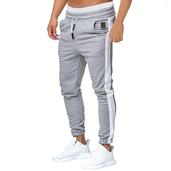 Erkekler Pantolon Erkek Moda Spor Giyim Sıska Erkek Pantolon Salonu Dipleri Bottomlar Hip Hop Street Giyim Joggers Sweetpants