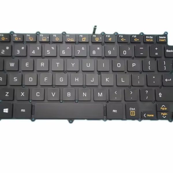 Tastiera per laptop per LG 14Z90N-V.AR50B AR53A8 14Z90N-V.AR53Y 14Z90N-V.AR55B 14Z90N-V.Ar55A3 AR58B4 US BLACK con retroilluminazione con retroilluminazione