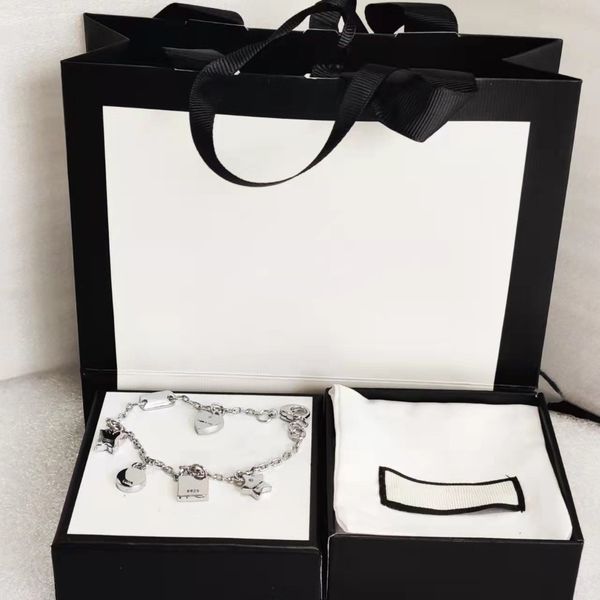 Bracelete de designer Cadeia Silverstar Gift Butterfly Bracelets Top Chains Jewelry Supply 283Q