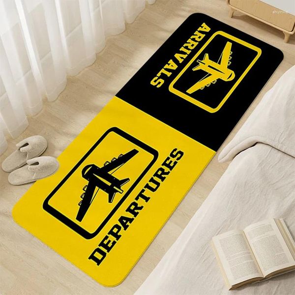 Tapetes de piso tapetes de piso da frente capacho de parto tapete de quarto para quarto anti slip carpet de banheiro caseiro personalizado itens domésticos