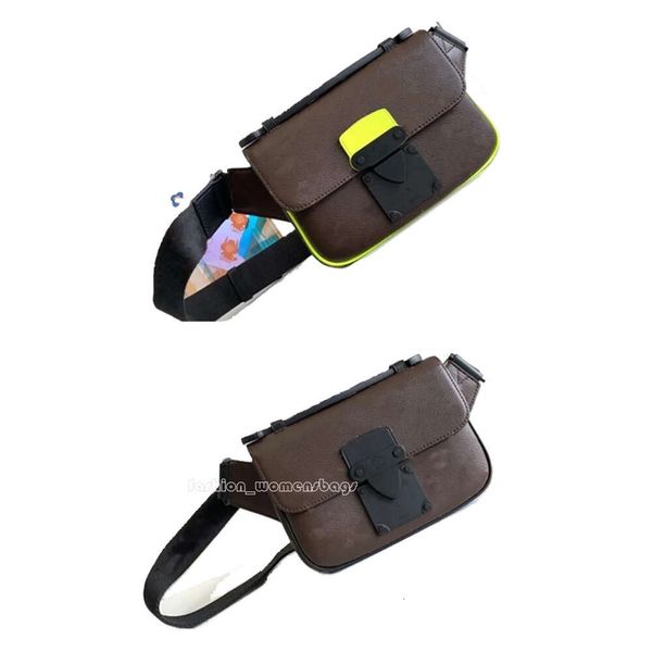 Bag Designer Womens Lock Sling Neon M45864 Brauner Schulter -Cross -Body -Tasche 7a beste Schulterhandtasche