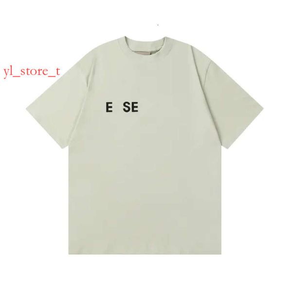 Esse berühmte Marke T -Shirt Herren T Shirt Designer T -Shirts Sommer Mode Simplid Black Letter Drucken T -Shirts Paar Top Männer Hemd Casual Lose Sweat Shirt b595