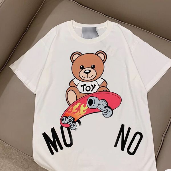 Summer Nuovo tiro rotondo Pullover Tampi Abiti per bambini Geniliante-Occigliata T-shirt Coppia a maniche corte Cotone Coppia a maniche corte Tshirts Domande Abbigliamento da uomo Famiglia CSD2405092