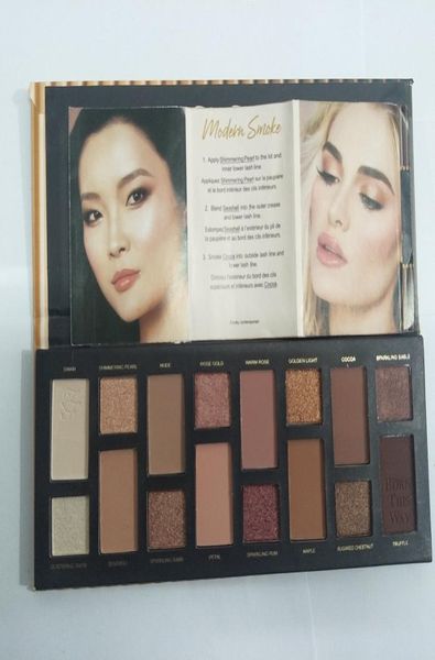 Soltar 16 cores sombra olho o nude natural luminoso shimmer matte palette3476139