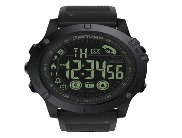 Novo estilo relógio Men039s Sports Watches LED LED Cronógrafo Relógios Militares Assista Digital Assista Men Boy Presente Com Box Drops6300347