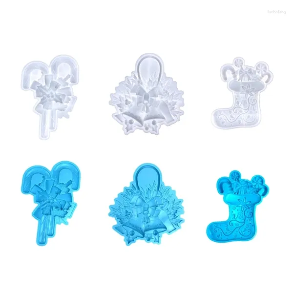 Figurine decorative Ornamento natalizio Resina stampi in silicone stampo messo