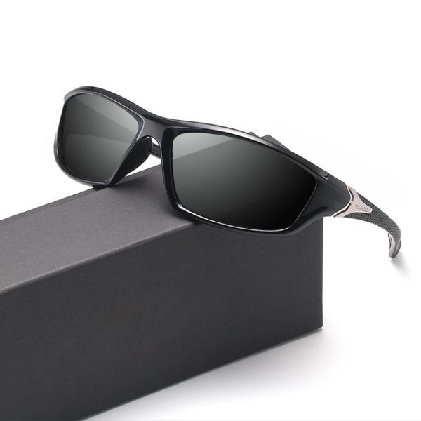 Солнцезащитные очки Guangdu Polarized Men Женщины дизайн бренда винтажные квадратные спортивные солнцезащитные очки для мужских водитель