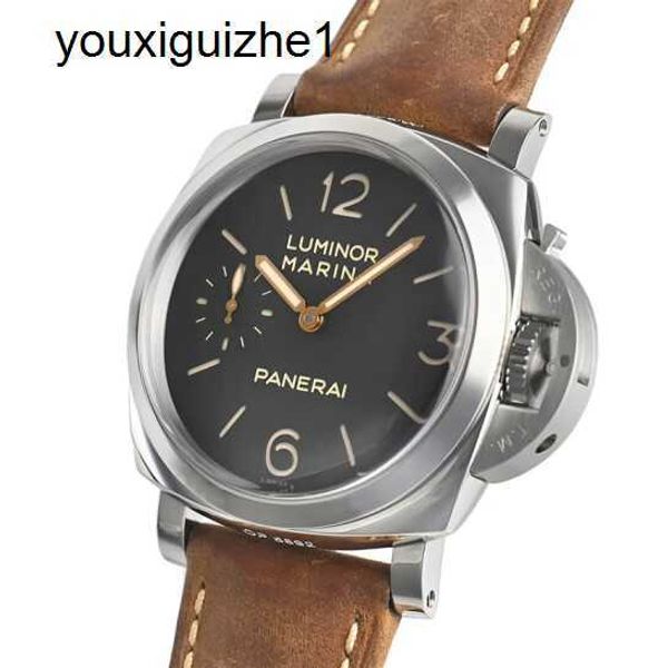 Top Armband Uhr Panerai Luminor Serie Swiss Watch Mens Mechanical Watch berühmte luxuriöse Herren Uhr PAM00422 Handbuch Stahl 47mm