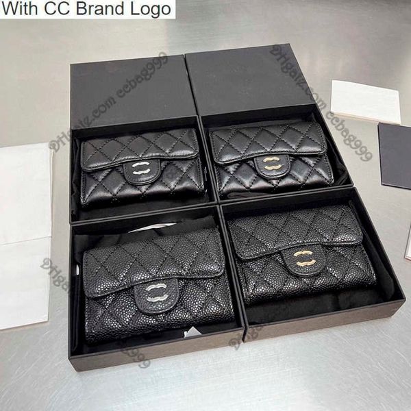 CC Brand Swells Mini Lambskin Caviar Designer Designer Shlapes Shiny Gearly Grely Colfsiel