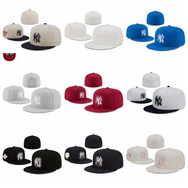 NY Letter Baseball Caps Hip Hop Cap Hat para homens Casquette Gorras Planas Bone Aba reta Toca Full Fecht Fecht Chapted Hats