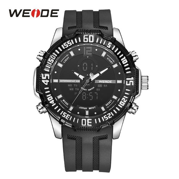 Weide moda Men Sport Watches Analog Digital Watch Army Military Quartz Assista Relogio Masculino Watch Buy One Get One Grátis 255a