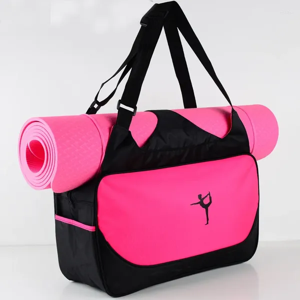 Sırt çantası Yüksek kaliteli çok fonksiyonlu su geçirmez yoga çantası fitness mat naylon omuz