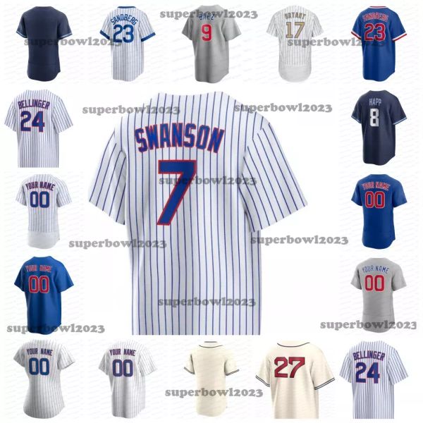 Shota Imanaga Michael Busch Christopher Morel Dansby Swanson Ian Happ Justin Steele Patrick Wisdom Seiya Suzuki Matt Mervis Kyle Hendricks Cubs Baseball -Trikot