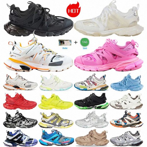 Sneakers Designer Trainer 3 Schuhe Herren Frauen Track 3.0 Sneaker Schuh schwarz weiß grün rosa blau grau orange multirot gelb daxrvc#