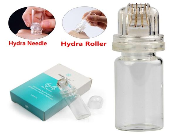 Hydra Roller 64 Pin in titanio Microneedle Dermaroller 025mm05mm10mm Anti Wrinkle Acne Rimozione Care della pelle4769450