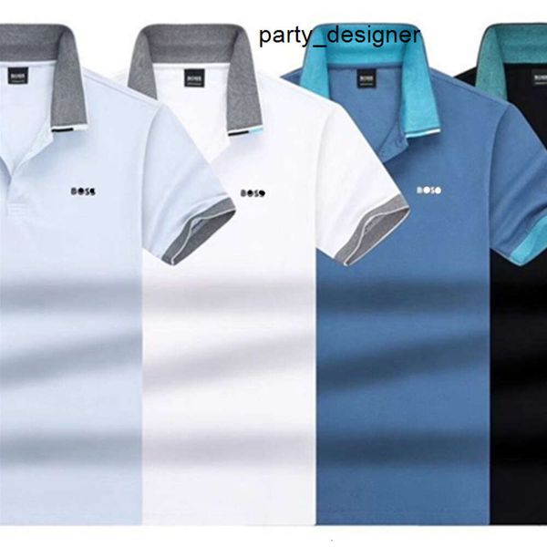 Designer Polo T-Shirt Casual Print Classic Shirt Massive atmungsaktiv