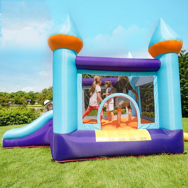 Aufblasbares Bounce House für Kleinkinder Kinder Türsteher Slide Castle Park Spielzeug Kinder Spielhaus Moonwalk Outdoor Spiel Spaß Geburtstag Geschenke Indoor Party springen Springer Jumper