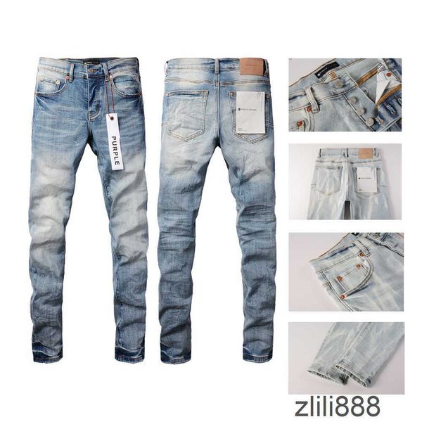 Jeans viola pantaloni religione pantaloni viola jeans designer di buche viola uomini maschi jeans di alta qualità