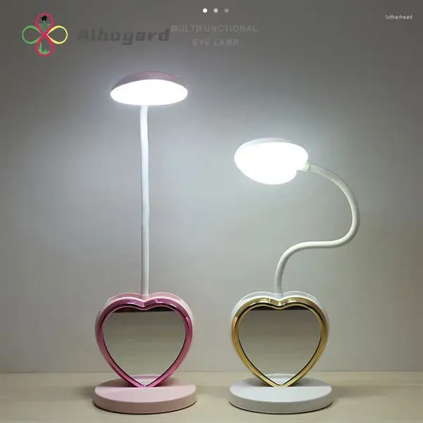 Lampade da tavolo ricaricabile da scrivania a led tocco tocco regolazione dignita per bambini che leggono studiare il letto soggiorno camera da letto