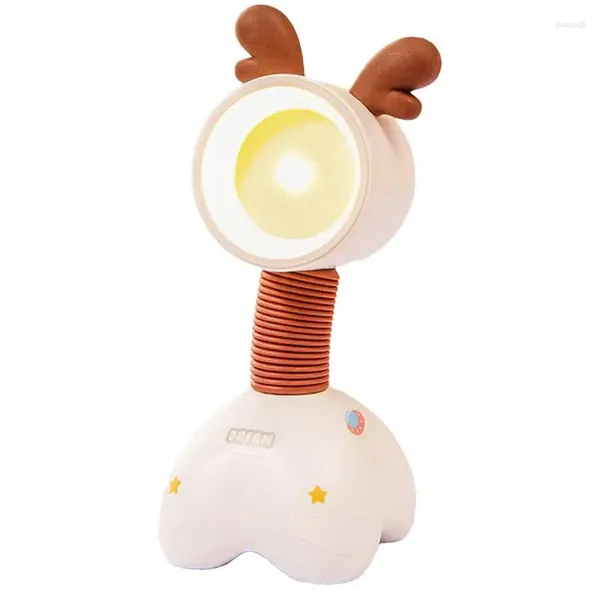 Lampade da tavolo Mini lampada da luce notturna scrivania animale Lettura piccola retrattile magnetica per la scuola materna