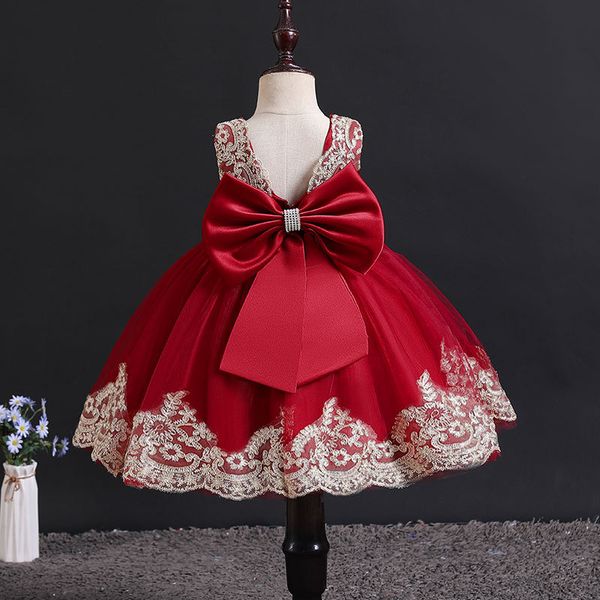 2024 Sexy Flower Girl Dress для свадьбы и вечеринки Первое священное причастие девушки кружевные девушки плать