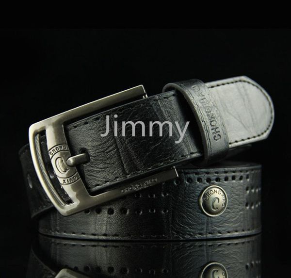 2019 Neue Modebürme Männer Hip Hop Style Antique Pin Schnalle Gürtel PU Casual Tactical Belt Fashion Schwarze weiße Farben Männer Gürtel 7023994