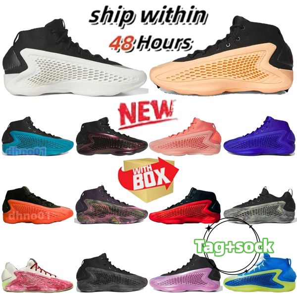 Scarpe da basket Designer Ae 1 Shoe Ae1 Mens Men Anthony Edwards New Wave Stormtrooper con Love Blue Future Ciay Red Velocity The Georgia Coral