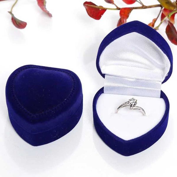 Schmuckschachtel Velvet Ring Ohrringe Box Schmuck Hülle Aufbewahrung Geschenk Vorschlag Verlobung Hochzeit Schachtel Schmuckstücke Display Halter heiraten mich