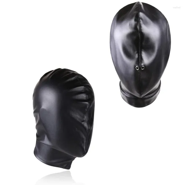 Forniture per feste unisex da donna maschera cosplay facciale maschera halloween sexy in pelle in pelle corse piena maschere per maschere per gioco di ruolo da gioco costume cover