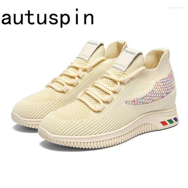 Sapatos casuais Automuspin mulheres tênis tênis de verão respirável feminino moda vulcanizar 2024 Laciar tênis esportivo feminino