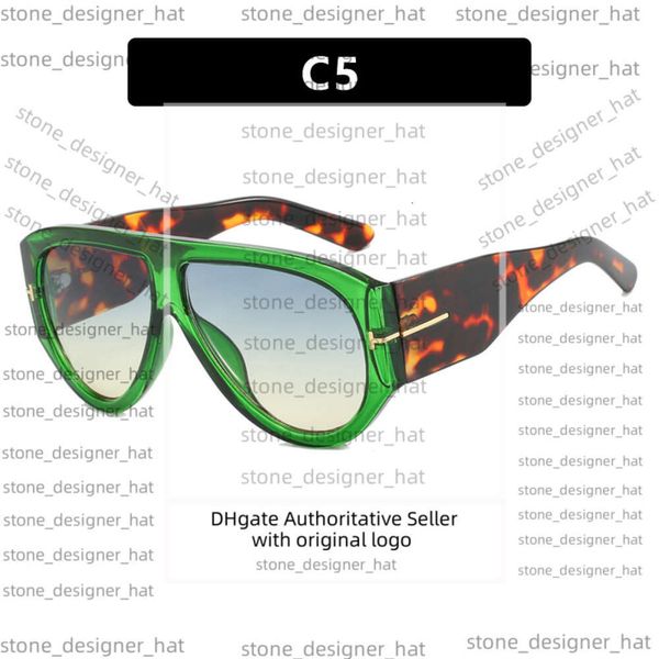 Designer di occhiali da sole Tom Fords Designer Tom Occhiali da sole da uomo Frame di oversize Operali da sole Tom Fords Fashion Sun occhiali da sole per donne Black Sport Black Styles 0CFF