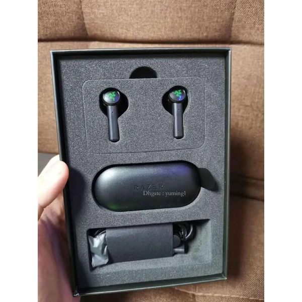 Razer Hammerhead True Kablosuz Kulaklıklar Kulaklıklar Bluetooth Oyun Kulaklıkları İPhone Android için Kalite Kalitesi