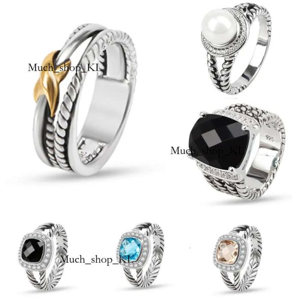 Designerschmuck David Yurma Armband Ring Twisted Cross Schmuck Frau Ring Klassiker Ring Tiffanyjewelry Kupfer David Yurma Schmuck Männer Frauen Schmuck 41