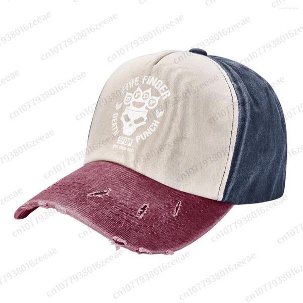 Berets Five Finger Death Punch логотип ковбойский шляпа женщин, мужчины, классический бейсбол, спорт, регулируемые шляпы для гольфа для гольфа