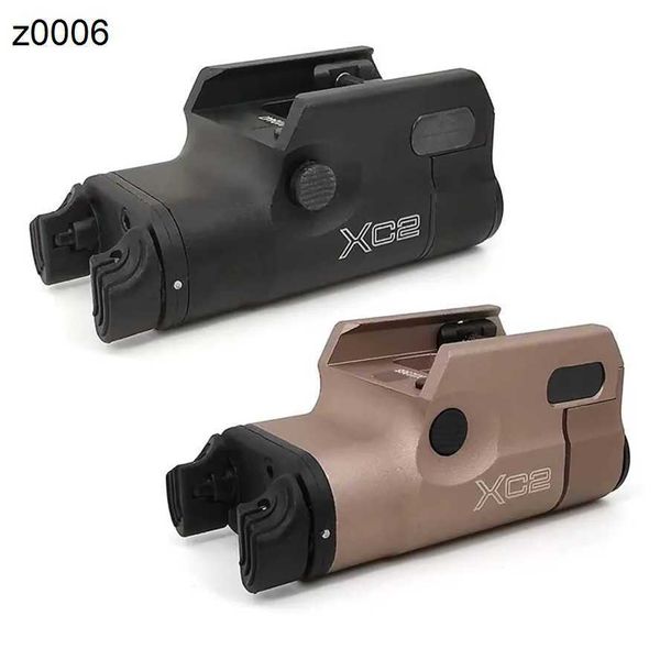 Acessórios táticos originais à prova de água XC2 lanterna Ultra Combo Combo Red Dot Laser Led Mini White Light 200 Lumens Airsoft RR