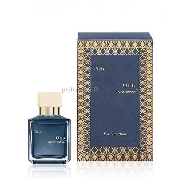 2023 Perfume mais vendido e spray de garrafa de vidro feminino Ebony Setin Mood Humor Neutro Fragrância EDP 70ml Colônia para homens 8866