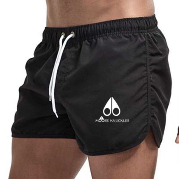 Shorts masculinos 2024 New Hot Summer Swim Turnks Sport Gym Shorts Running Male Beachwear Luxury Shorts Praia Rápida Deca Rápida Siwmwear Briefes Y240507