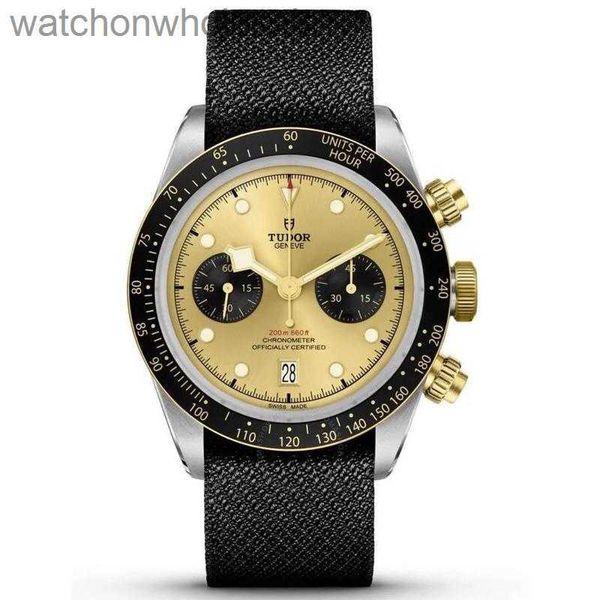 Counter top top di qualità tudorio originale 1: 1 Designer Owatch Swiss Watch Swiss Counter Automatic Timer Champagne Mens Watch M79363N-0006 con logo del marchio reale