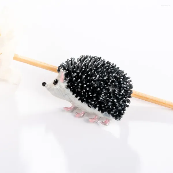 Broschen Cartoon Schöne tropfende Öl Hedgehog Animal Brosche Pins Modeaccessoires Geschenk