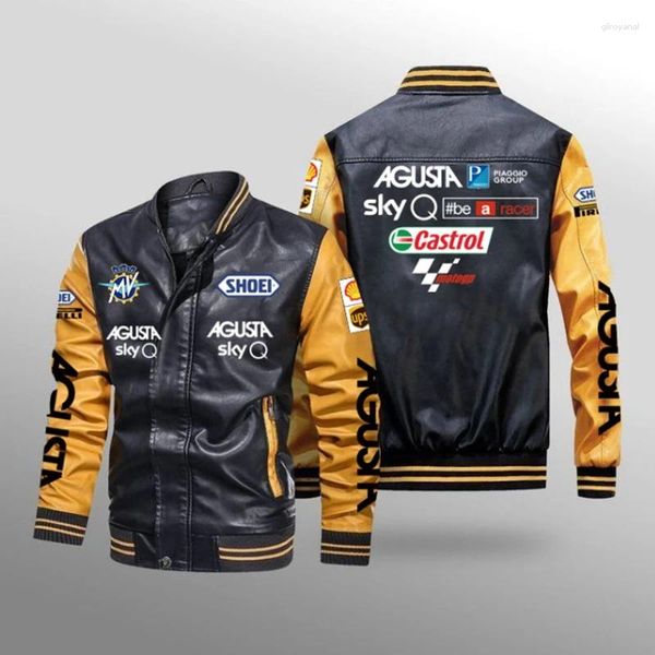 Giacche da uomo MV Agusta Logo giacca da uomo Spring Autumn Motorcycle Windbreaker Ropa de Hombre Coat