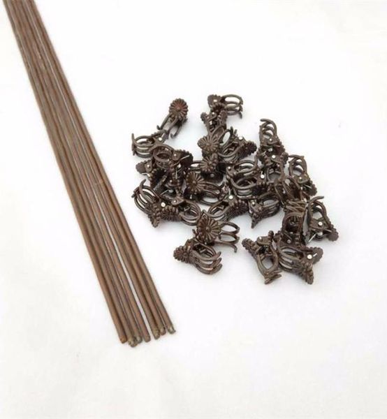 50pcs Kunststoff Orchidee Clips 10pcs Pflanze Stütze feste Drahthalterung Garten Blumenrebeclips für Stiele Stielks 7936167