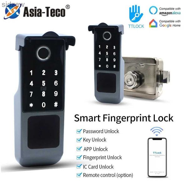 Applicazione Smart Lock APPLICAZIONE Impronta Impronta Intelligente Electronic Lock Electronic Outdoor IP65 Porta impermeabile Bluetooth Password Ic Scheda+Tasto con Alexa WX