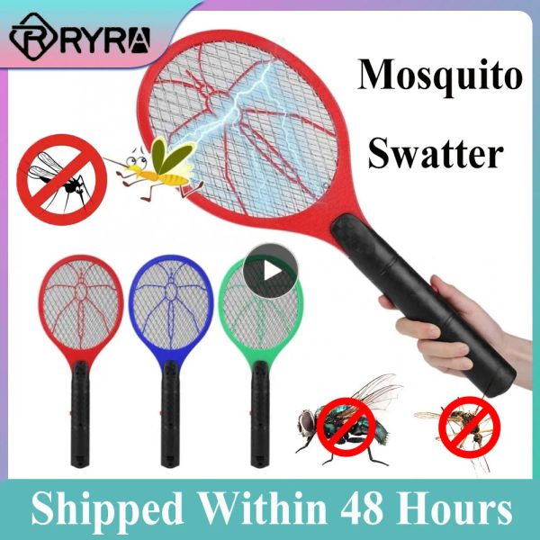 Zappers Electric Fly Insektenwanzen Zapper Fledermaus Handheld Insekt Swatter Racket Tragbare Mücken Killer Schädlingsbekämpfung für Home Schlafzimmer Insekten