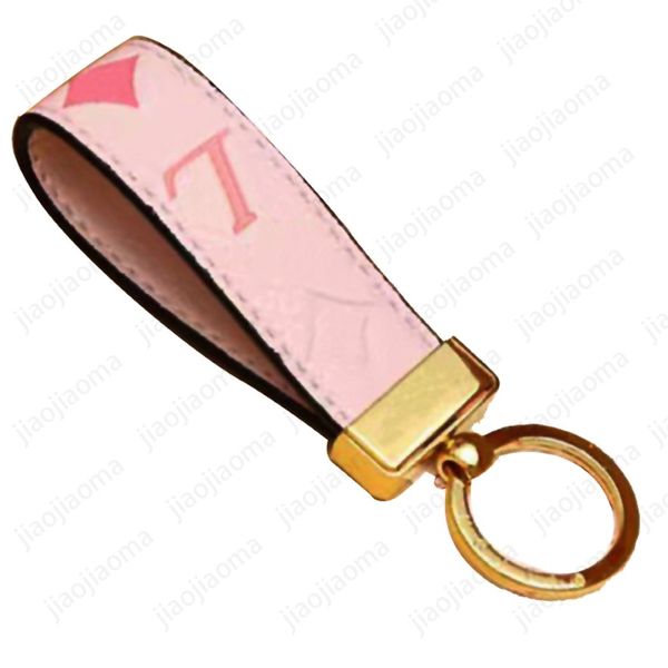 Hochwertiger Schlüsselketten klassischer exquisiter Luxus -Designer -Auto Keyring niedliche Markenmodische Frauen Männer Zink Legierungsbrief Unisex Lanyard Gold 244K