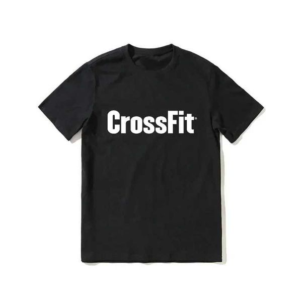 Camisetas masculinas 2024 Summer New CrossFit anunciou a camiseta mais adequada de camiseta strt strt strt strt strt